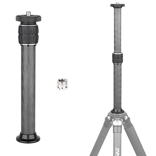 ER252C Universal 10 Schichten Kohlefaser Stativ Mittelsäule Verlängerungsstange Extender-Stativ Zweiteilige Mittelsäule Verlängerungsstange Stange für Stativ Einbeinstativ DSLR Kamera 25,6 mm Rohr von INNOREL