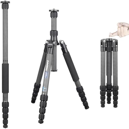 INNOREL RT55C Tragbares Karbonfaser-Stativ für DSLR-Kamera, Video, maximale Höhe 150 cm, maximale Belastung 12 kg INNOREL RT55C Tragbares Karbonfaser-Stativ für DSLR-Kamera, Video, maximale Höhe 150 cm, maximale Belastung 12 kg von INNOREL