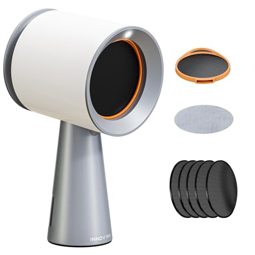 INNOV'AIR Dunstabzugshaube, 180 m³/h, tragbar, 3 Geschwindigkeiten, leise, mit Kohlefilter, Mini-Dunstabzugshaube, tragbar, für Küche ohne Abfluss und Außenbereich von INNOV'AIR