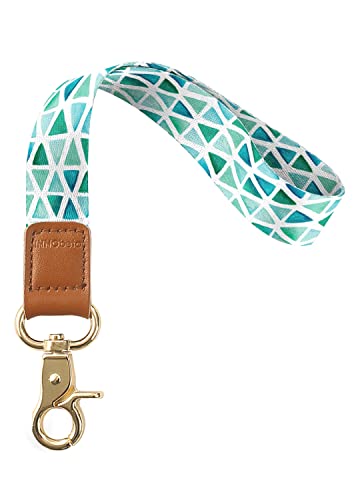 INNObeta Schlüsselband, Fashion Wristlet Umhängeband mit Metall Ring und Hohe Qualität Leder, Ideal für Handy, Schlüssel,Zweiseitiger Druck in Voller Farbe- Mattglas von INNObeta