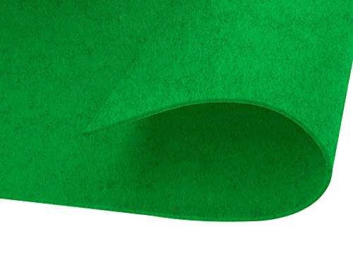 Acryl-Filz, grün, stark, 20 x 30 cm, 2 mm, 220 g/m² 10 Stück. von INNSPIRO