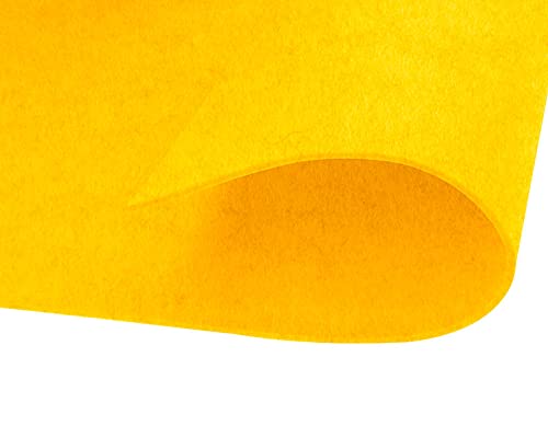 INNSPIRO Acryl-Filz, gelb, selbstklebend, 20 x 30 cm, 220 g/m2 10 Stück. von INNSPIRO