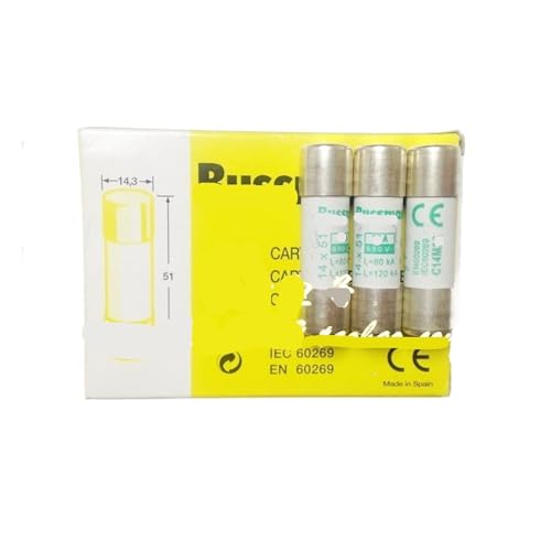 INOJIKGV 3 Stück Sicherung C14M6/M1/M2/M4/M12/C14G10/M16 10A 690V(C14G10 10A) von INOJIKGV