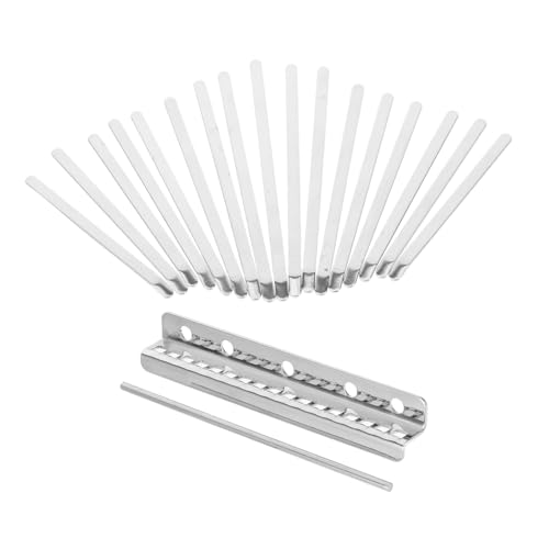 INOOMP 1 Satz Kalynba Keys Mbira Fingerklavier Daumenklavier selber machen Finger-Daumen-Klavier Kalimba-Halter Kalimba-Bausatz DIY Daumenklavier Handklavier Metall Silver INOOMP 1 Satz Kalynba Keys Mbira Fingerklavier Daumenklavier selber machen Finger-Daumen-Klavier Kalimba-Halter Kalimba-Bausatz DIY Daumenklavier Handklavier Metall Silver von INOOMP