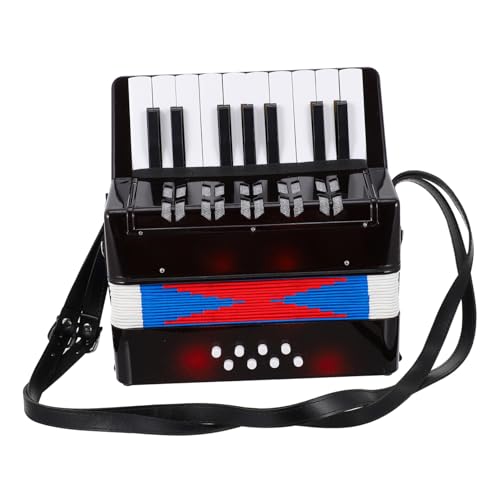 INOOMP 1 Stück Akkordeon Musikinstrumente für Kind Akkordeon Kleines Akkordeon Akkordeon Anfänger Akkordeon Plastik Schwarz INOOMP 1 Stück Akkordeon Musikinstrumente für Kind Akkordeon Kleines Akkordeon Akkordeon Anfänger Akkordeon Plastik Schwarz von INOOMP