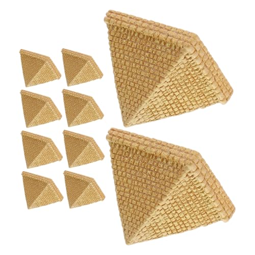 INOOMP 10 Stück Mikro Landschaftsdekor Miniatur Pyramidenfigur Dekorationsfiguren Für Schulprojekte Pyramiden Des Alten Ägypten Goldenes Harz INOOMP 10 Stück Mikro Landschaftsdekor Miniatur Pyramidenfigur Dekorationsfiguren Für Schulprojekte Pyramiden Des Alten Ägypten Goldenes Harz von INOOMP