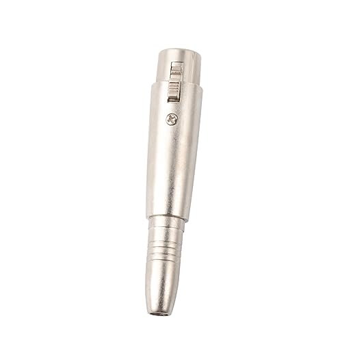 INOOMP 1Stück Pin XLR Mono Stecker Adapter für Mikrofone Robuster Audio Adapter Kompakte Bauweise für Bühnenanwendungen Silber INOOMP 1Stück Pin XLR Mono Stecker Adapter für Mikrofone Robuster Audio Adapter Kompakte Bauweise für Bühnenanwendungen Silber von INOOMP