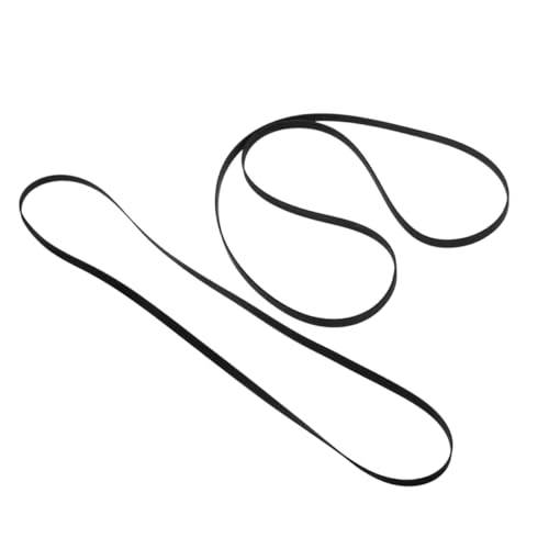 INOOMP 2 Stück Antriebsriemen für Tonbandgerät Riemen für Kassettenspieler aus Gummi Reparatur eines Kassettenrecorders Kassettenband Antriebsriemen aus Gummi Black von INOOMP