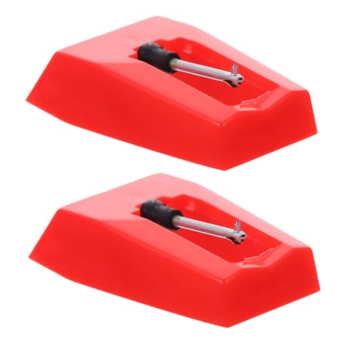 INOOMP 2 Stück Nadel eines Schallplattenspielers Zubehör für Schallplatten Schallplattennadel Nadeln für Plattenspieler Ersatzstift aufnehmen Aufnahmestift Plastik rot INOOMP 2 Stück Nadel eines Schallplattenspielers Zubehör für Schallplatten Schallplattennadel Nadeln für Plattenspieler Ersatzstift aufnehmen Aufnahmestift Plastik rot von INOOMP