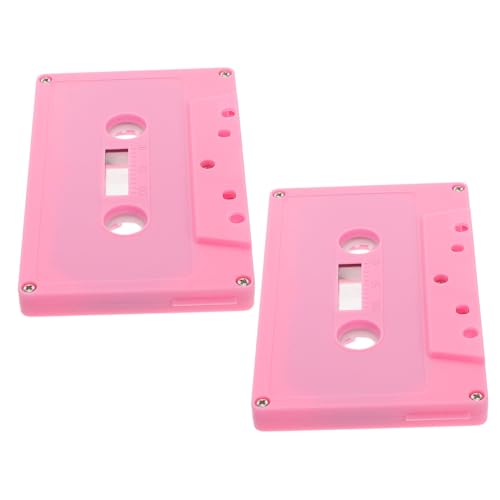INOOMP 2 Stück Retro-Kassette Kassettenband Leer Audiokassetten Hip-hop-Kassetten Leere Kassette Musikkassetten Plastik Rosa INOOMP 2 Stück Retro-Kassette Kassettenband Leer Audiokassetten Hip-hop-Kassetten Leere Kassette Musikkassetten Plastik Rosa von INOOMP