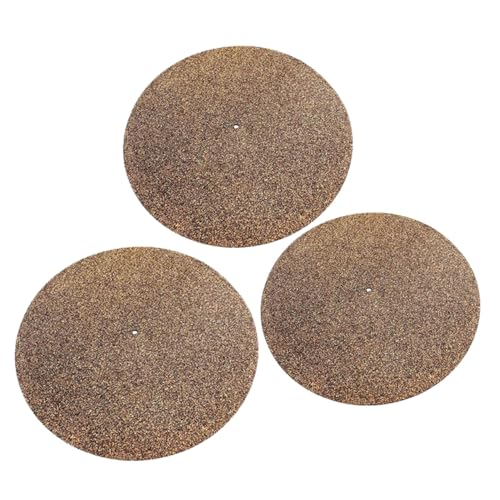 INOOMP 3 Stück Schallplattenmatte Aus Kork Slipmats Für Plattenspieler Platte Für Plattenspieler Filzplattenmatte Aufzeichnungsblock Plattenschutzmatte Vinyl-pad Brown INOOMP 3 Stück Schallplattenmatte Aus Kork Slipmats Für Plattenspieler Platte Für Plattenspieler Filzplattenmatte Aufzeichnungsblock Plattenschutzmatte Vinyl-pad Brown von INOOMP