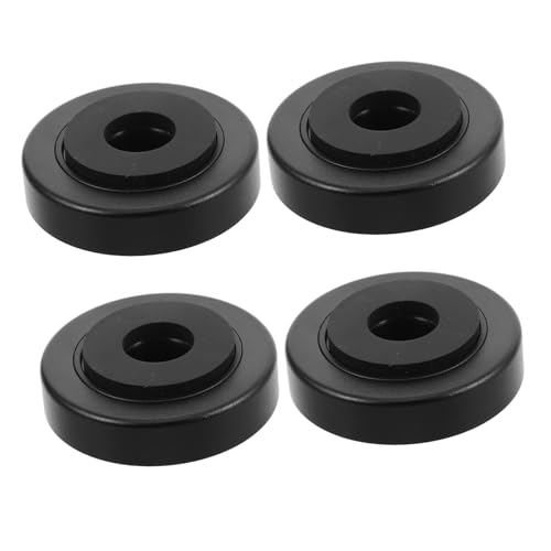 INOOMP 4 Stück Audio-Bodenmatte Lautsprecherunterstützung Sprecher Füße Ersatz Plattenspieler-Isolationspads Lautsprecherisolationsfüße Audio-Isolationspads Gummi Black INOOMP 4 Stück Audio-Bodenmatte Lautsprecherunterstützung Sprecher Füße Ersatz Plattenspieler-Isolationspads Lautsprecherisolationsfüße Audio-Isolationspads Gummi Black von INOOMP
