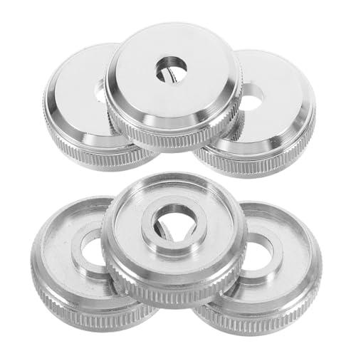 INOOMP 6 Stück Ersatzteile für Trompeten Trompetenfingerknöpfe Reparatur von Trompetenventilen Trompetenersatz Schrauben für Musikinstrumente Metall Silver von INOOMP