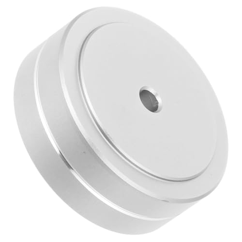 INOOMP Aluminium Fußpolster für Geräte Rutschfest und Vibrationsdämpfend für CD Player und Computergehäuse Langlebige Isolierende Audio Fußmatte von INOOMP