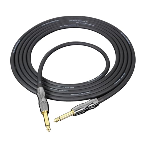 INOOMP Gitarren Kabel Geräuschreduzierendes Audiokabel für Gitarren und Bass Professionelles Instrumentenkabel mit Abschirmung für Bühnenperformance INOOMP Gitarren Kabel Geräuschreduzierendes Audiokabel für Gitarren und Bass Professionelles Instrumentenkabel mit Abschirmung für Bühnenperformance von INOOMP