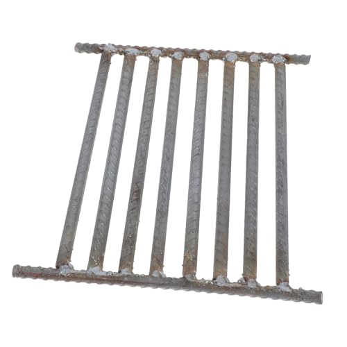 INOOMP Grillrost Camping-Grill Feuerstellen im Freien Kaminzubehör Feuerstelle Zubehör Brennholzhalter Feuerstelle im Freien grill ersatz roste Metallgitter Bewehrung Grey INOOMP Grillrost Camping-Grill Feuerstellen im Freien Kaminzubehör Feuerstelle Zubehör Brennholzhalter Feuerstelle im Freien grill ersatz roste Metallgitter Bewehrung Grey von INOOMP