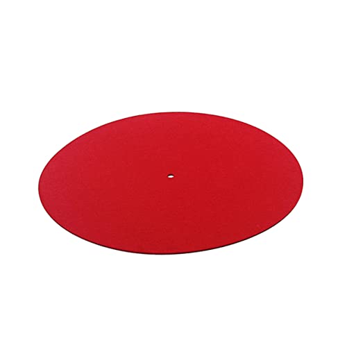 INOOMP Matte Rot Antistatisches Pad für Schallplattenspieler Hochwertige Wollmatte Vibration Kompatibel mit Standard Plattenspielern INOOMP Matte Rot Antistatisches Pad für Schallplattenspieler Hochwertige Wollmatte Vibration Kompatibel mit Standard Plattenspielern von INOOMP