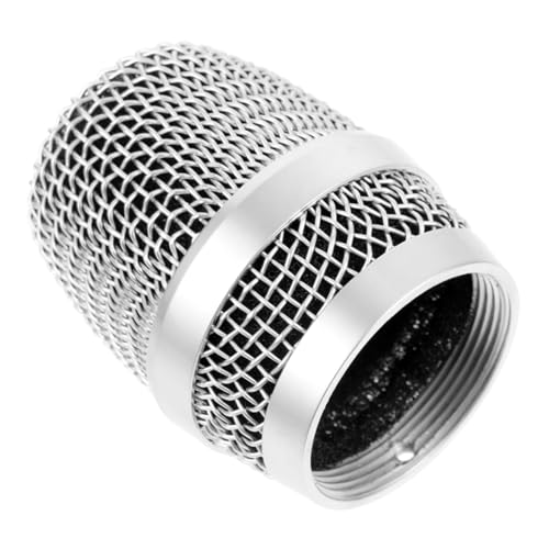 INOOMP Mikrofon Grill Ersatzkopf aus Metall für Langlebiger Mikrofongrill für Ktv Konferenzen und Bühnenperformances Kompatibel mit Drahtlosen Mikrofonen INOOMP Mikrofon Grill Ersatzkopf aus Metall für Langlebiger Mikrofongrill für Ktv Konferenzen und Bühnenperformances Kompatibel mit Drahtlosen Mikrofonen von INOOMP