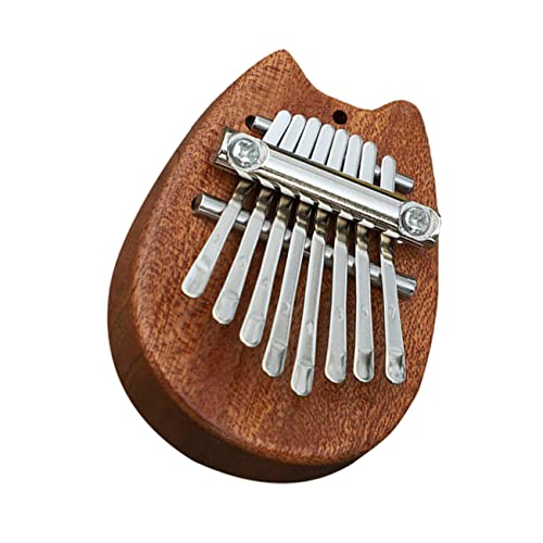 INOOMP Mini Kalimba Daumenklavier Tasten Tragbares Holzmusikinstrument für Anfänger Kompaktes Finger Piano Spaß für für und Bühnenaufführungen von INOOMP
