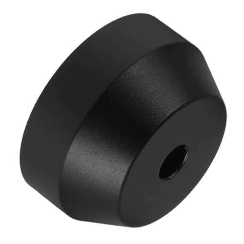 INOOMP Schallplattenadapter Gewichtsstabilisator aus Aluminium Gewichtsstabilisator aus Vinyl ausgewogener Scheibenstabilisator Stabilisator der Plattenspielerscheibe Vinylgewicht Schwarz von INOOMP