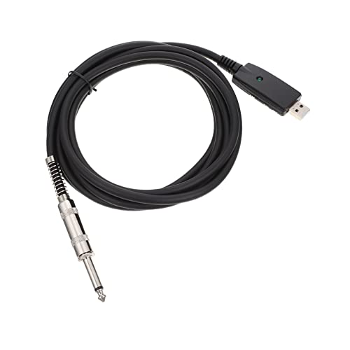 INOOMP USB Gitarrenkabel Stecker Hochwertiges Audioanschlusskabel für Gitarre und Lautsprecher Langlebig und Einfach zu Verbinden Musiker INOOMP USB Gitarrenkabel Stecker Hochwertiges Audioanschlusskabel für Gitarre und Lautsprecher Langlebig und Einfach zu Verbinden Musiker von INOOMP