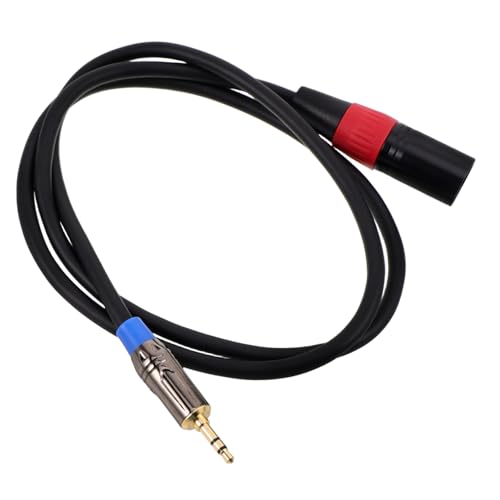 INOOMP XLR-Audio-Adapterkabel Mikrofon-Splitter Mikrofonstecker Kopfhörerverstärker Splitterkabel Kopfhörer-Splitter für Computer Headset -Adapter Doppelmikrofon Kunststoff und Kupfer von INOOMP