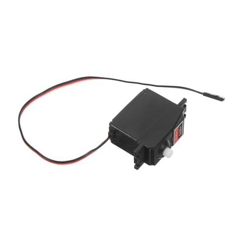 INOOMP ferngesteuertes Modellauto voll Roboter hoch Teil Gaspedal Gaslenkgetriebe mit hohem Drehmoment hohes Drehmoment Metall Schwarz von INOOMP