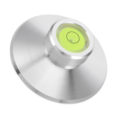 Vinyl-Plattenspieler Vibrationskontrolle des Plattentellers Stabilisator für Vinylplatten Präzision des Plattenspielers stabilisierendes Gewicht Aluminiumlegierung Silber Vinyl-Plattenspieler Vibrationskontrolle des Plattentellers Stabilisator für Vinylplatten Präzision des Plattenspielers stabilisierendes Gewicht Aluminiumlegierung Silber von INOOMP