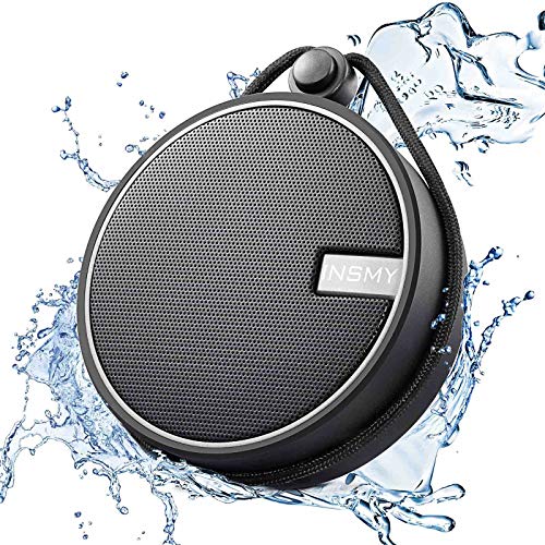INSMY C12 IPX7 Wasserdichter Dusch-Bluetooth-Lautsprecher, tragbarer kabelloser Outdoor-Lautsprecher mit HD-Sound, unterstützt TF-Karte, Saugnapf für Zuhause, Pool, Strand, Bootfahren, Wandern, 12 Stunden Spielzeit (Schwarz) INSMY C12 IPX7 Wasserdichter Dusch-Bluetooth-Lautsprecher, tragbarer kabelloser Outdoor-Lautsprecher mit HD-Sound, unterstützt TF-Karte, Saugnapf für Zuhause, Pool, Strand, Bootfahren, Wandern, 12 Stunden Spielzeit (Schwarz) von INSMY