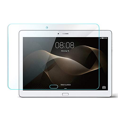 INSOLKIDON 2-Stück Kompatibel mit Huawei MediaPad M2 Tablet 10.1 Inch Gehärtetes Glas Film Vollständige Abdeckung Ultra Dünn Schutzfolie Bildschirmschutz 3D Schutzglas M2-A01L (Transparent) von INSOLKIDON