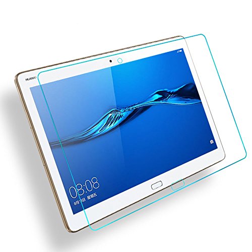 INSOLKIDON 2-Stück Kompatibel mit Huawei MediaPad M3 Lite Tablet 8.4 Inch / 10.1 Inch Gehärtetes Glas Film Vollständige Schutzfolie Ultra Klar Prämie Bildschirmschutz 3D Schutzglas (10.1, Transparent) von INSOLKIDON