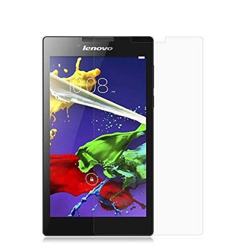 INSOLKIDON 2-Stück Kompatibel mit Lenovo TAB 2 A7-30TC Tablet Gehärtetes Glas Film Abdeckung Schutzfolie Bildschirmschutz 3D Schutzglas Lenovo A7-30HC (Transparent) von INSOLKIDON