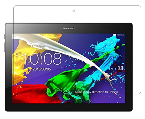 INSOLKIDON 2-Stück Kompatibel mit Lenovo Tab3 10 Business Tablet Gehärtetes Glas Film Abdeckung Schutzfolie Bildschirmschutz 3D Schutzglas 10.1 Inch Lenovo TB3-X70F TB3-X70N (Transparent) von INSOLKIDON