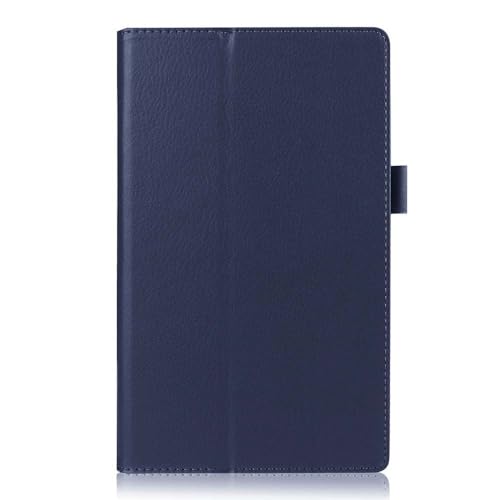 INSOLKIDON Kompatibel mit ASUS Zenpad 8.0 Z380 Z380KL Z380C 8 inch Tablet Hülle mit Standfunktion Slim PU Leder Schutzhülle [Auto Schlaf/Aufwachen] Schutzhülle mit Ständer Funktion (Marineblau) von INSOLKIDON