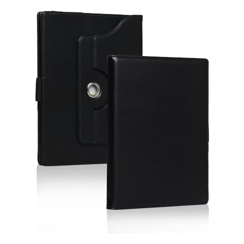 INSOLKIDON Kompatibel mit BIGME B751C 7-INCH Tablet Hülle mit Standfunktion Slim PU Leder Schutzhülle [Auto Schlaf/Aufwachen] Klappbare Schutzhülle (Black) von INSOLKIDON