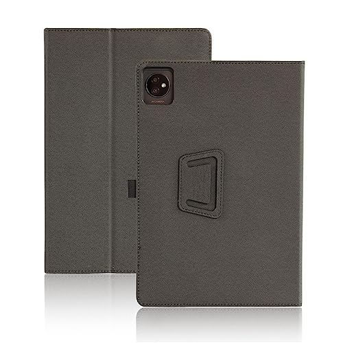 INSOLKIDON Kompatibel mit Blackview OSCAL Pad 60/Pad 70 10.1 INCH Hülle Lederrückseitige Abdeckung Case Bumper Ganzkörperschutz Leder Schutzhülle Tablet Halter Shell Automatischer Schlaf/Aufwachen von INSOLKIDON