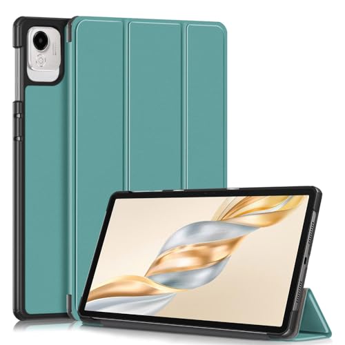 INSOLKIDON Kompatibel mit Honor X9A / X9 pro 11.5-INCH Tablet Hülle mit Standfunktion Slim PU Leder Schutzhülle [Auto Schlaf/Aufwachen] Klappbare Schutzhülle (Green) von INSOLKIDON