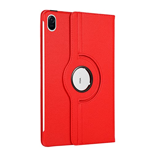 INSOLKIDON Kompatibel mit Huawei Honor PAD 8 12 Inch Tablet Hülle mit Standfunktion Slim PU Leder Schutzhülle [Auto Schlaf/Aufwachen] Klappbare Schutzhülle (Rot) von INSOLKIDON