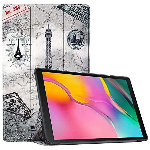 INSOLKIDON Kompatibel mit Lenovo Tab P10 (TB-X705F, TB-X705L) Tablet Hülle mit Standfunktion Slim PU Leder Schutzhülle [Auto Schlaf/Aufwachen] Schutzhülle mit Ständer Funktion (Style 1) von INSOLKIDON