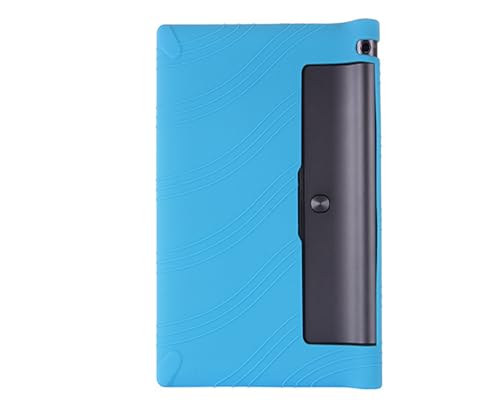 INSOLKIDON Kompatibel mit Lenovo Yoga Tab 3 YT3-X50FML Tablet Hülle mit Standfunktion Slim PU Kieselgel Schutzhülle mit Ständer Funktion Coque de Protection réglable (Blue) von INSOLKIDON