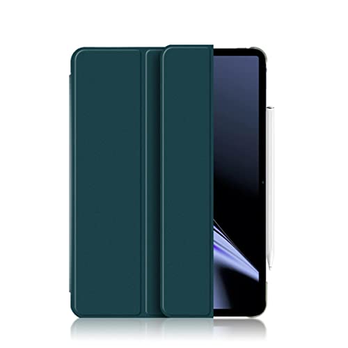INSOLKIDON Kompatibel mit Oppo Pad 2022 Tablet Hülle Lederrückseitige Abdeckung Case Bumper Ganzkörperschutz Leder Schutzhülle Tablet Halter Shell (Grün) von INSOLKIDON