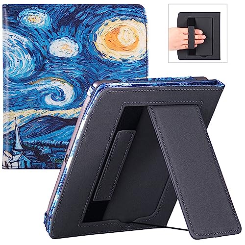 INSOLKIDON Kompatibel mit Pocketbook Era 7 INCH 2022 Model PB700 Tablet Hülle mit Standfunktion Slim PU Leder Schutzhülle [Auto Schlaf/Aufwachen] Schutzhülle (Stil 1) von INSOLKIDON