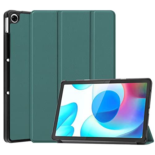INSOLKIDON Kompatibel mit Readme pad 10.4 inch Tablet Hülle Lederrückseitige Abdeckung Case Bumper Ganzkörperschutz Leder Schutzhülle Tablet Halter Shell (Dunkelgrün) von INSOLKIDON