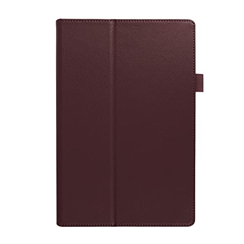 INSOLKIDON Kompatibel mit Sony Xperia Tablet Z - 10.1 inch Tablet Hülle mit Standfunktion Slim PU Leder Schutzhülle [Auto Schlaf/Aufwachen] Schutzhülle mit Ständer Funktion (Braun) von INSOLKIDON