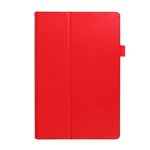 INSOLKIDON Kompatibel mit Sony Xperia Tablet Z - 10.1 inch Tablet Hülle mit Standfunktion Slim PU Leder Schutzhülle [Auto Schlaf/Aufwachen] Schutzhülle mit Ständer Funktion (Rot) von INSOLKIDON