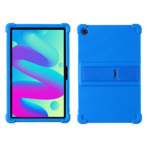 INSOLKIDON Kompatibel mit TCL TAB 10L 10.1 Inch 2022 Tablet Hülle mit Standfunktion Slim PU Kieselgel Schutzhülle mit Ständer Funktion (Marineblau) von INSOLKIDON