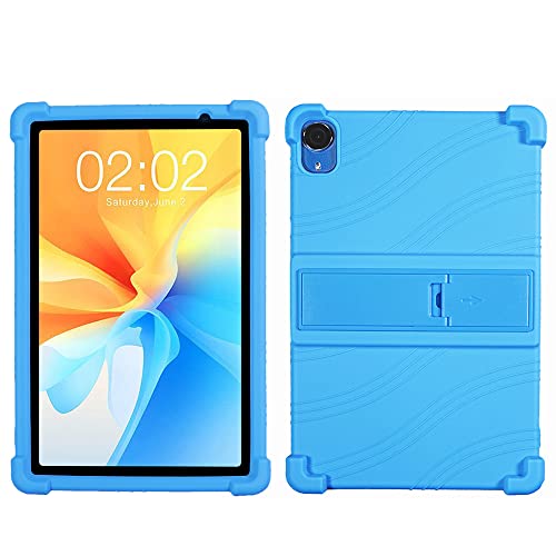 INSOLKIDON Kompatibel mit Teclast P25T 10 INCH 2023/2022 Tablet Hülle mit Standfunktion Slim PU Kieselgel Schutzhülle mit Ständer Funktion (Blau) von INSOLKIDON