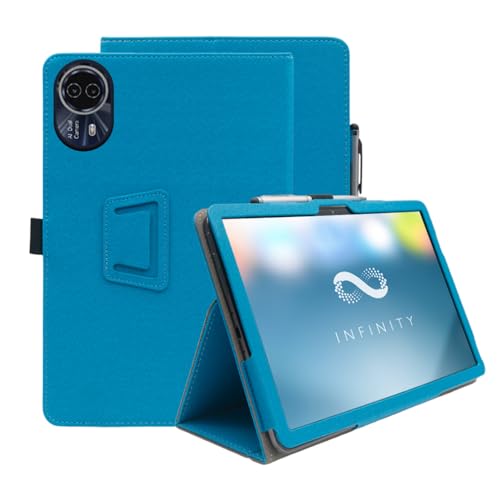INSOLKIDON Kompatibel mit Teclast T50HD 11 INCH Tablet Hülle mit Standfunktion Slim PU Leder Schutzhülle [Auto Schlaf/Aufwachen] Klappbare Schutzhülle (Hellblau) von INSOLKIDON