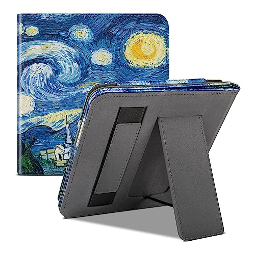 INSOLKIDON Kompatibel mit Tolino Epos 3 8 inch 2023 Tablet Hülle Ultra Dünn mit Auto aufwachen/Schlaf Funktion Standfunktion Slim PU Leder Schutzhülle Stoßfestes Cover (Estilo 2) von INSOLKIDON