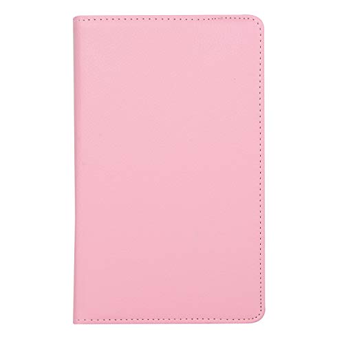 INSOLKIDON Kompatibel mit Xiaomi Mi Pad 4 8 Inch Tablet Hülle Lederrückseitige Abdeckung Case Bumper Ganzkörperschutz Leder Schutzhülle Tablet Halter Shell (Rosa) von INSOLKIDON